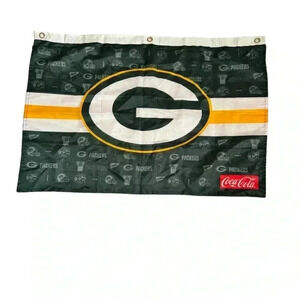 Green Bay Packers 2019 Lambeau Field 30x20 Flag SGA Coca Cola Sponsor